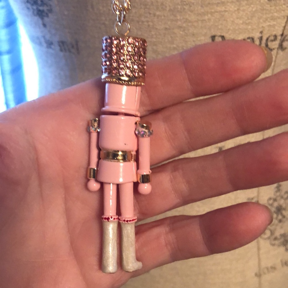 NWT Stunning Rhinestone Sparkly Nutcracker Necklace - Picture 4 of 17